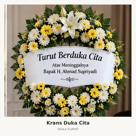 Krans Bunga Duka Tulang Bawang Barat